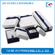 SenCai Jewelry handmade packing paper box with decorative ribbon